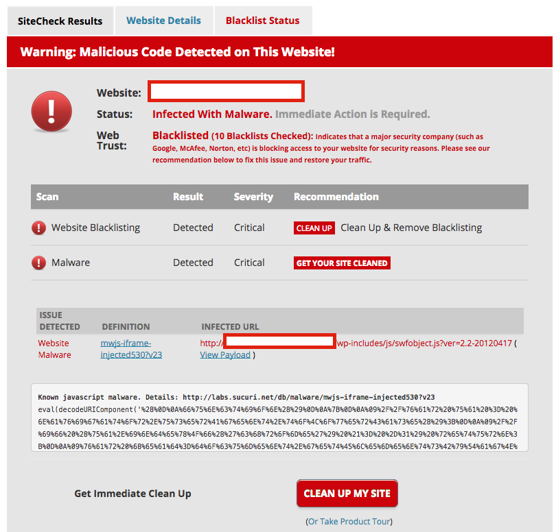 El malware SoakSoak infecta decenas de miles de WordPress | Imagen 1
